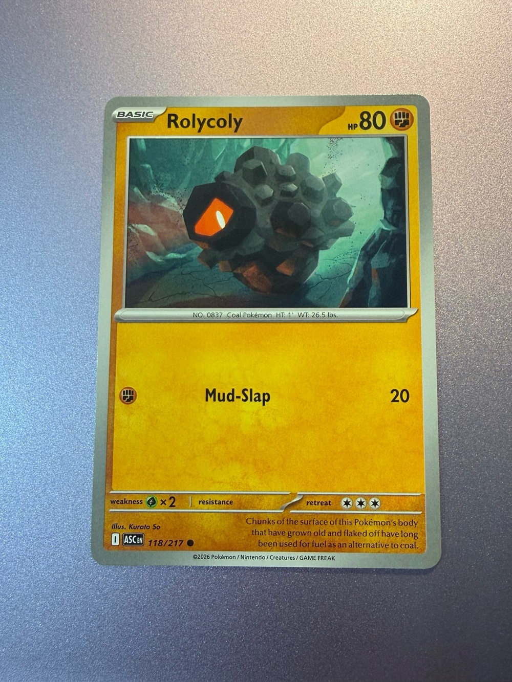 Pokemon TCG Rolycoly 118/217